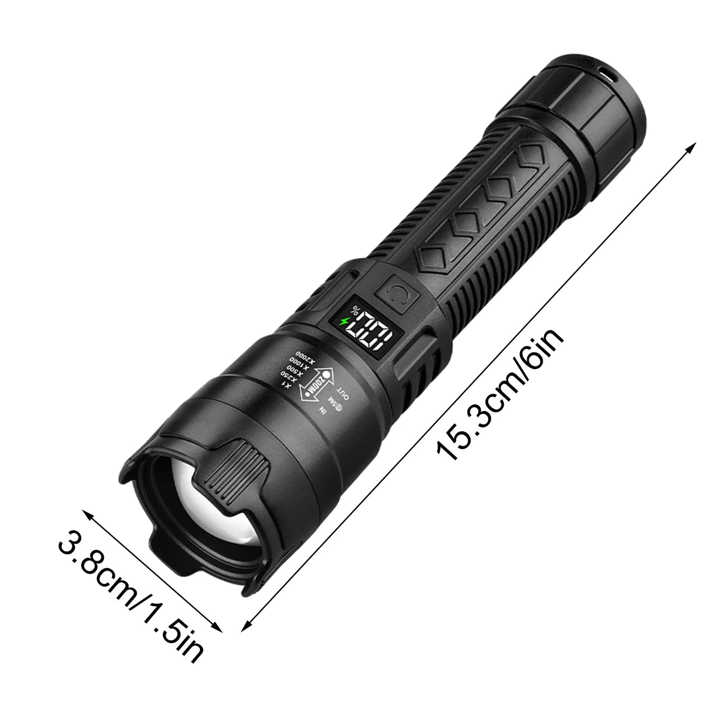 TechyTorch™ - Strong Light Zoom Flashlight